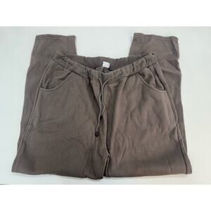 Damart Womens Trouser Pants Plus Size 18/20 Brown Taupe Micro Fleece NWTs